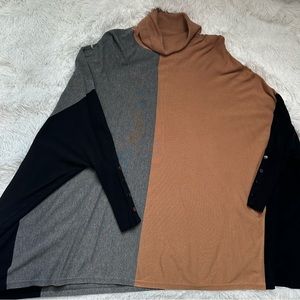 Alfani Turtleneck poncho